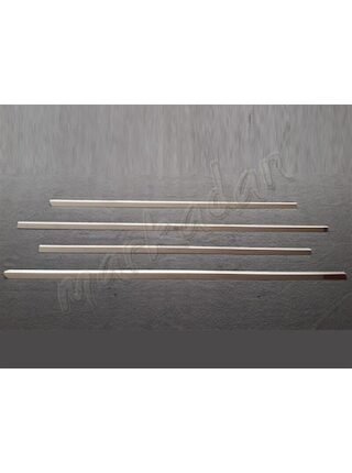 Mercedes E W211 Krom Cam Çıtası 2002-2009 4 Parça Paslan