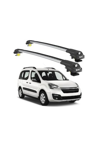 IMG-7031320585441486666.jpg Turtle Citroen Berlingo 2008-2018 Turtle Air1 Ara Atkı Gri - Görsel 1