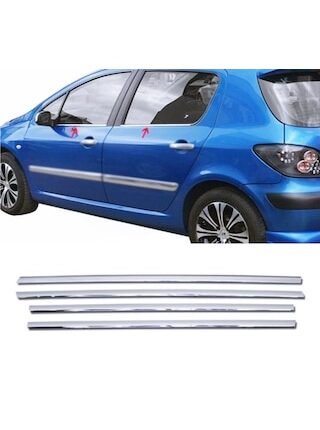 Peugeot 307 Hb Krom Cam Çıtası 4 Parça P.çelik 2000 Üzeri