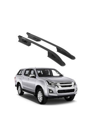 IMG-7303035036401633511.jpg Chevrolet D-max Rt85 2016-2019 Turtle Falcon Tavan Çıtası Siyah - Görsel 1