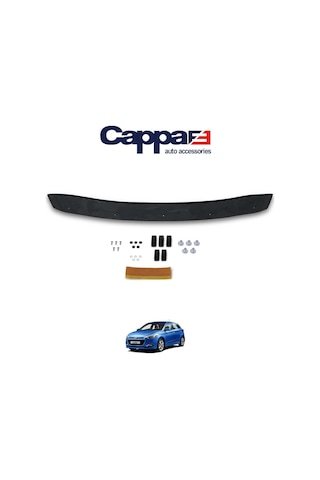 IMG-735187539758201227.jpg Hyundai I20 Ön Kaput Koruyucu Rüzgarlık 4Mm Akrilik Abs - Görsel 1
