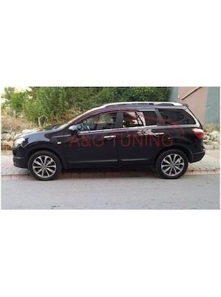Nissan Qashqai +2 Krom Cam Çıtası 2010-2013 4Prç Paslanmaz Çelik N11.4745