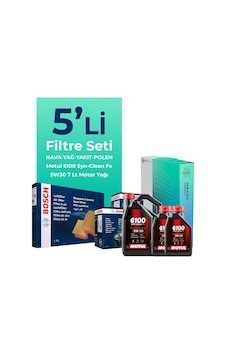 Bosch Ford Transit Custom 2.2 Dizel Filtre Bakım Seti Motul Motor Yağlı (2012-2019) 5 Li