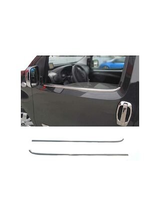 Fiat Fiorino Krom Cam Çıtası Takımı 2Prç Paslanmaz Çelik N11.4169