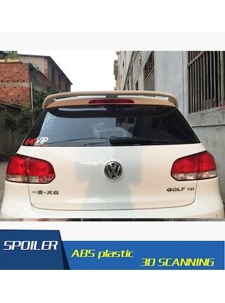 Vw Golf 6 Bagaj Üstü Spoiler Abs Plastik