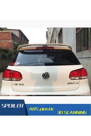 IMG-73906636917814355.jpg Vw Golf 6 Bagaj Üstü Spoiler Abs Plastik - Görsel 1