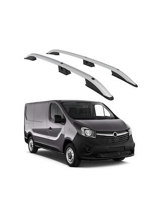 Opel Vivaro X82 2014-2018 / Kısa Şasi Turtle Crown Tavan Çıtası Gri