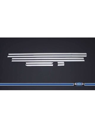 Citroen C4 Sedan Krom Cam Çıtası 8 Parça 2004-2010 Arası