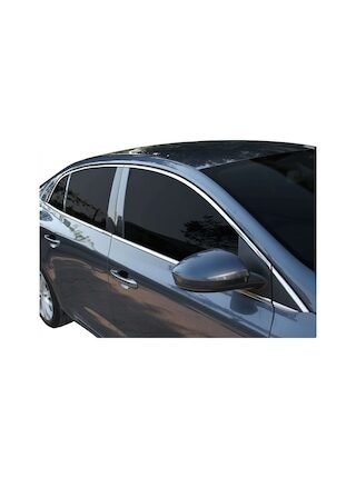 Renault Megane 4 Sd Cam Çerçevesi 12 Prç Krom 2017 ve Sonrası