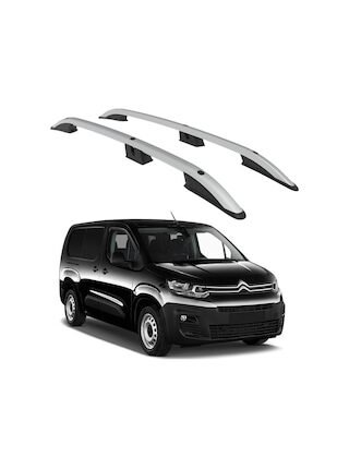 Citroen Berlingo 2019-2023 / Kısa Şasi Turtle Crown Tavan Çıtası Gri