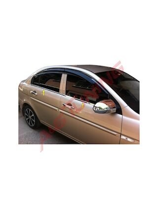 Hyundai Accent Era Krom Cam Çıtası Tk 2006 Üzeri 4Prç Paslanmaz Ç N11.4152