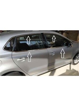 Vw Polo Cam Çerçevesi Çıtası Komple Set Krom 2014-2018 Arası