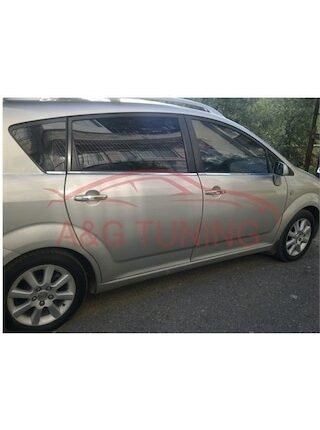 Toyota Uyumlu verso Krom Cam Çıtası Tk 2004-2009 6Prç Paslanmaz Çelik N11.3888