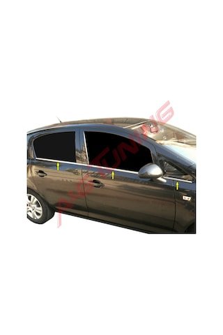 IMG-7814509583657396842.jpg Opel Corsa D Krom Cam Çıtası Tk 2007 Üzeri 6Prç Paslanmaz Çelik N11.4809 - Görsel 1