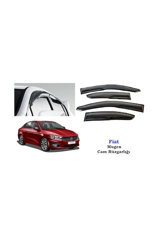 IMG-7917425369301630424.jpg Fiat Egea Mugen Cam Kenar Rüzgarlığı - Görsel 1
