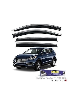 Hyundai Santa Fe Kromlu Cam Rüzgarlığı Niken 2018 Sonrası