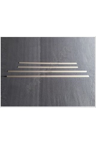 IMG-8089831550821337505.jpg Chevrolet Kalos Hb Krom Cam Çıtası 2004-2006 4 Parça Pas - Görsel 1