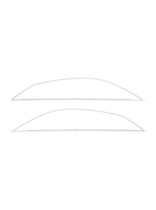 Hyundai Uyumlu Elantra 2021- Cam Çerçevesi Paslanmaz Çelik