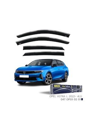Opel Astra L Kromlu Cam Rüzgarlığı Niken 2022 Sonrası