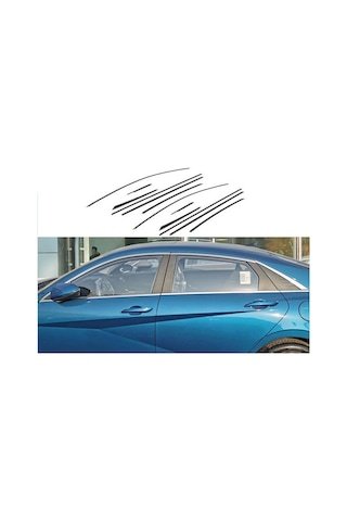 IMG-8200915406177272770.jpg Autogp Hyundai Elantra Cam Çerçevesi Kenar Çıtası Krom 2021+ Bgc-agp-121299341 - Görsel 1