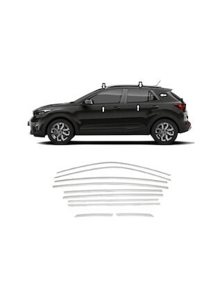 Kia Stonic Krom Cam Çerçevesi Set 2018- 10 Parça