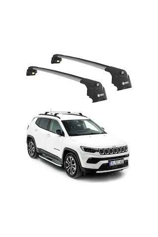 IMG-8253442756253820781.jpg Jeep Compass Mp/552 2017-2023 Turtle Air2 Ara Atkı Gri - Görsel 1