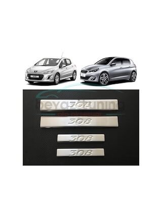 Peugeot 308 Kapı Eşiği Kromu Nikelajı