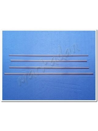 Renault Captur Krom Cam Çıtası 2013-2019 4 Parça Paslanmaz Çelik