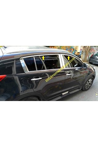 IMG-8507328092407877029.jpg Kıa Sportage 2011-2013 Krom Cam Üst Çerçevesi Aksesuarı 4 Parça - Görsel 1