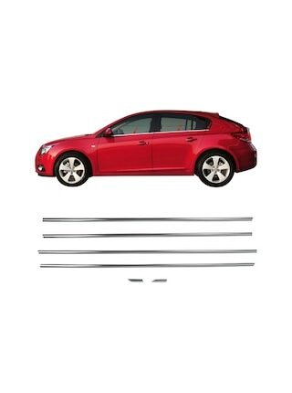 Chevrolet Cruze Hb Krom Cam Çıtası Takımı 6 Prç Paslanmaz Çelik N11.4346