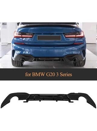 Bmw 3 Serisi G20 M Performans Difüzör Parlak Siyah Piano Black