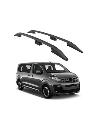 Opel Zafira Life Mk3 2019-2023 / Swb Turtle Crown Tavan Çıtası Siyah