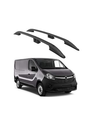 Opel Vivaro X82 2014-2018 / Uzun Şasi Turtle Crown Tavan Çıtası Siyah