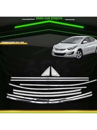 Hyundai Elantra 2014-2019 Araca Özel Cam Çerçevesi Tamtur A+
