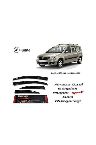 IMG-8707895764908848824.jpg Dacia Logan Mcv Cam Rüzgarlığı Mugen Tip Sunplex 2013-2016 - Görsel 1