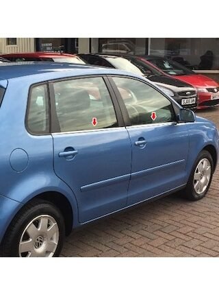 Vw Polo Krom Cam Çıtası 4 Parça 2003-2009 Arası