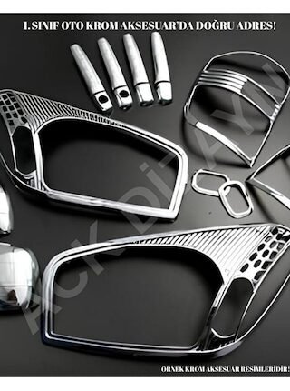 Hyundai Getz Uyumlu Krom Cam Çıtası 6prç 2002-2011