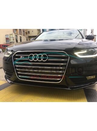 Audi A4 S4 Ön Panjur Komple Siyah 2012-2015 B8 Makyajlı