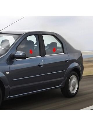 Dacia Logan Krom Cam Çıtası 2005-2012 4Prç