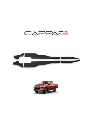 Mitsubishi L200 2019- Yılı Ve Sonrası Uyumlu Yarasa Kapı Kaplama 6 Parça
