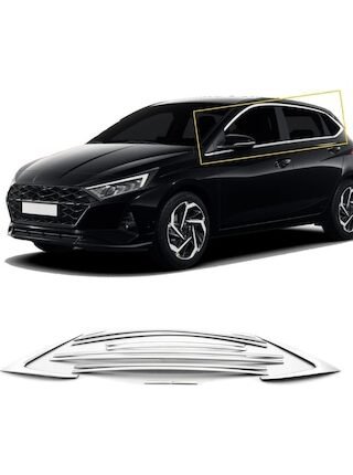 Hyundai İ20 Krom Cam Çerçevesi Ful Set Krom 14 Parça 2020 - 2022
