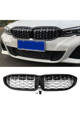 IMG-9142577064165283925.jpg Bmw 3 Serisi G20 Ön Panjur Böbrek Diamond Model Oem - Görsel 1