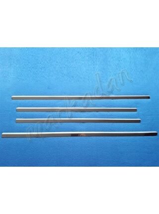 Mercedes E W211 Krom Cam Çıtası 2002-2009 4 Parça Paslanmaz Çelik