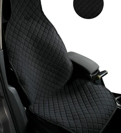 Universal Kapitone Oto Koltuk Minderi Cepli 2 Parça Siyah