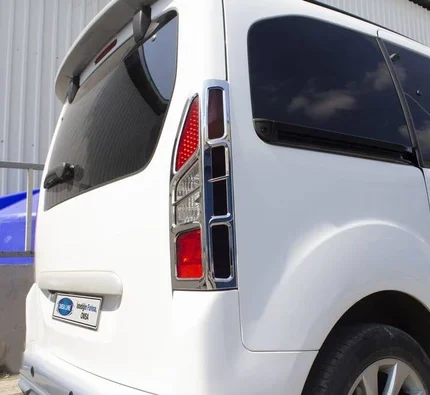 OMSA Citroen Berlingo 2 Krom Stop Çerçevesi 2 Parça Abs 2008-2018 Arası