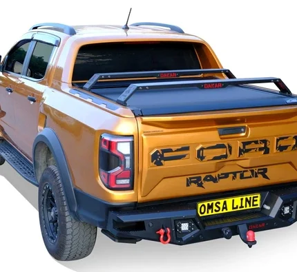 OMSA Ford Ranger Dakar Kasa Üstü Ara Atkı 2 Parça Siyah 130-177cm 2006-2011 Arası