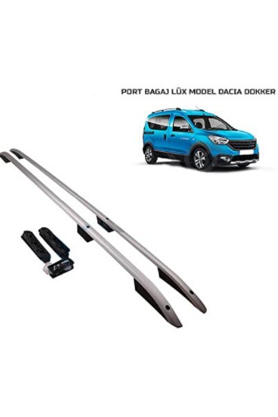 0_org_zoom-1367.jpg Dacia Dokker Tavan Çıtası 2013-2021 Yılları Arası Uyumlu Gri Renk - Görsel 1