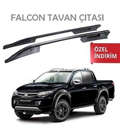 Mitsubishi Tiriton 2015 2016 2017 2018 2019 2020 Siyah Portbagaj Tavan Çitası