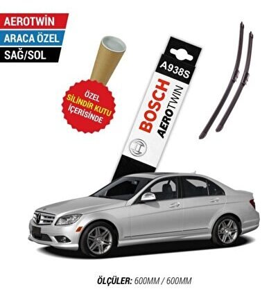 Mercedes C Silecek Seti (2009-2011 W204) Aerotwin A938s