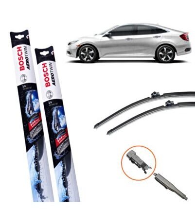 Volvo S80 Muz Silecek Takımı Ön Aerotwin 2007-2018